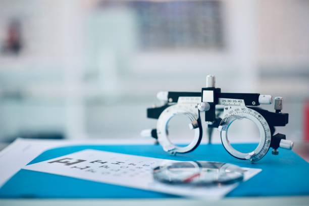 Trial frame and eye chart